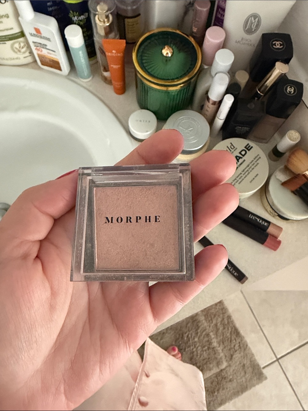 Morphe Shimmering Champagne Peach Highlighter